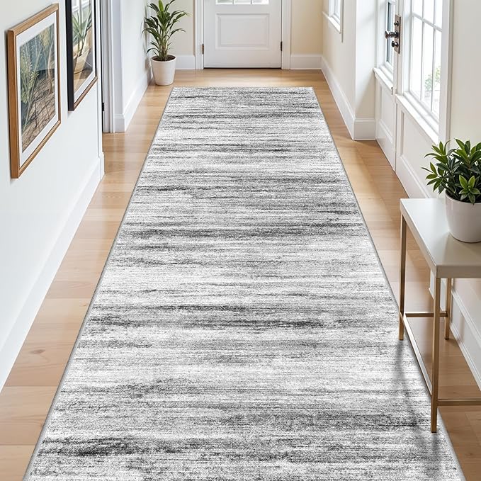 Large Runner Rugs for Hallway 4x18: Non-Slip Washable Wide Carpet by WIEVEDENS