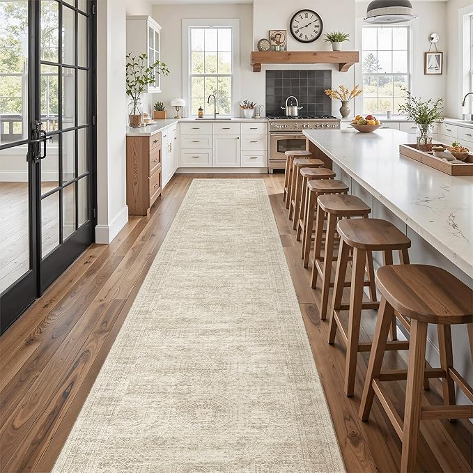 Runner Rug 2'6" x 16' Washable Non-Slip 2.5x16 ft Long Runner Rugs - Image 4