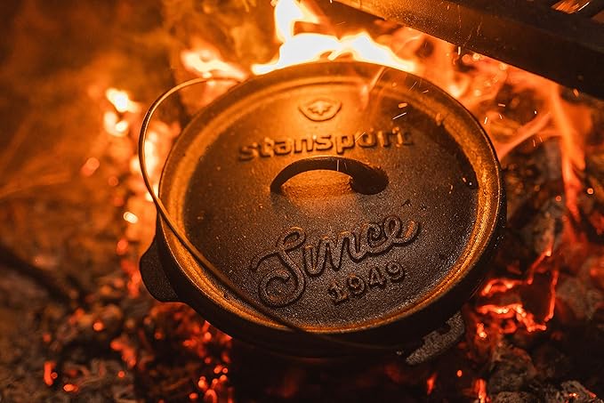 Stansport Pre-Seasoned Cast Iron Dutch Oven - Image 7
