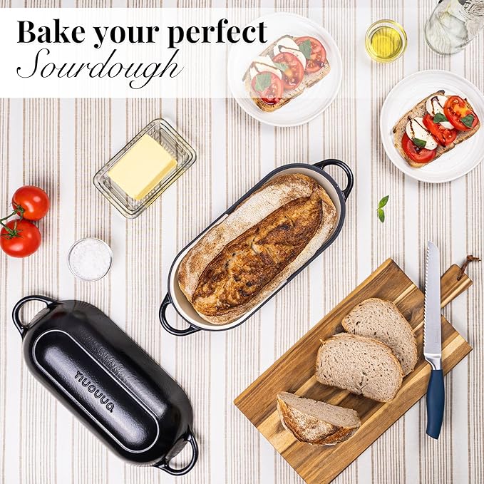 Enamelled Cast Iron Bread Loaf Pot – Dutch Oven