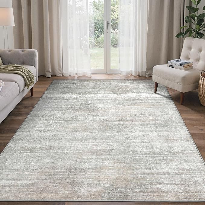 Area Rugs 8x10 for Living Room Bedroom, Modern Abstract Machine Washable Rug - Image 2