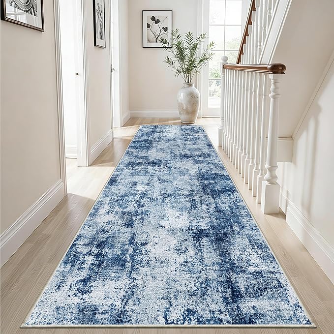 Hallway Runner Rug 2x8 Washable: Entryway Runners Rugs Non Slip Easy-to-Clean by WIEVEDENS