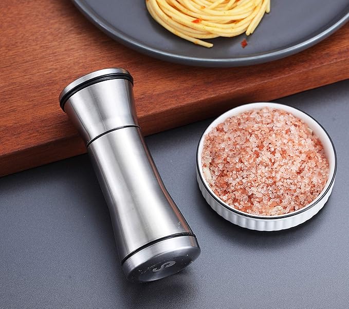 Kyraton Salt and Pepper Shakers, Stainless Steel Salt and Pepper Grinders - Image 7
