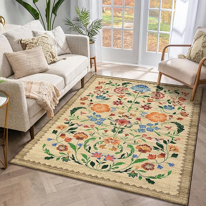 GarveeHome Washable Rug 3x5 Area Rugs by GarveeHome