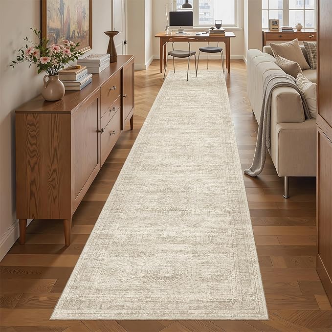 Runner Rug 2'x10' Washable Non-Slip Runner Rugs by Soalmost
