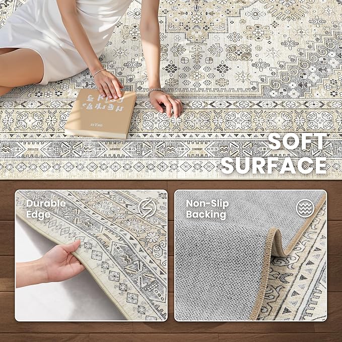 zesthome Washable Round Area Rugs - Image 5