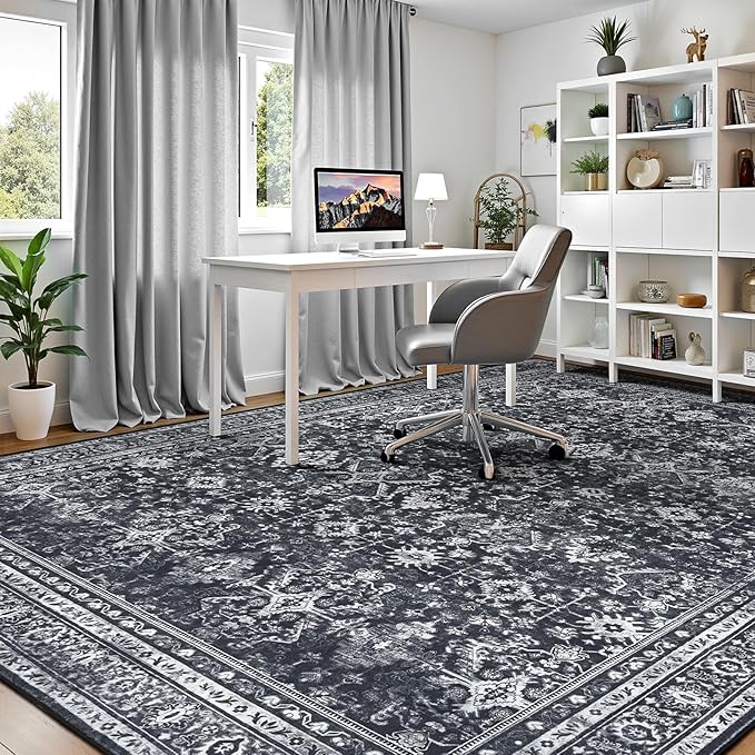 Lofus 9x12 Area Rug for Living Room, Soft Boho Carpets for Bedroom Dining Room - Image 6