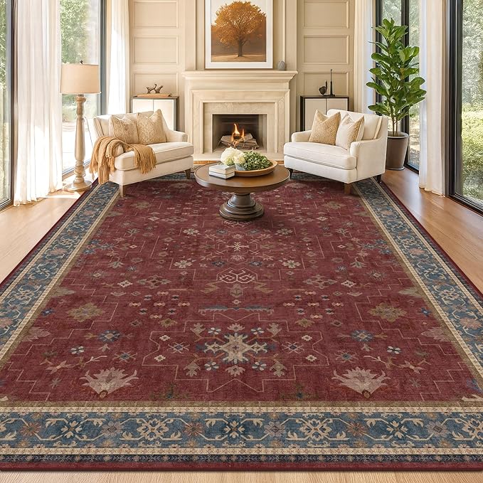 Hazo Haus Moroccan Big Rugs for Living Room by HazoHaus