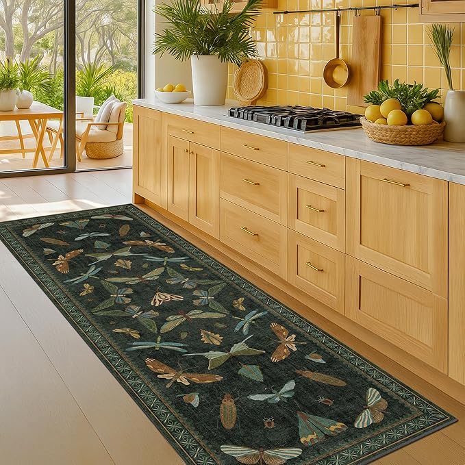 Hazo Haus Washable Insect 2x6 Runner Rug - Image 8