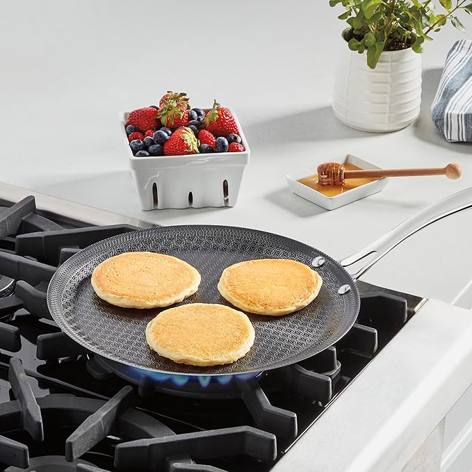 Cuisinart FusionPlus Hybrid Stainless Steel Cookware, 12-Inch Round Griddle Pan - Image 2