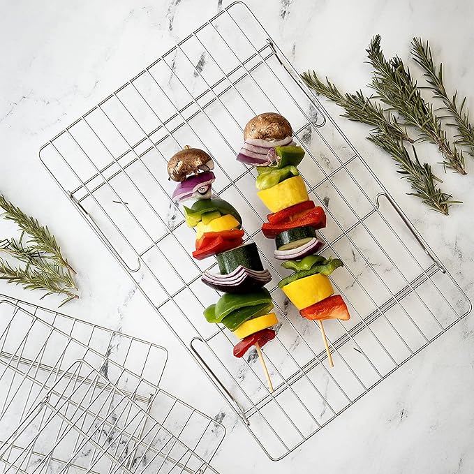 KITCHENATICS 4-Tier Stackable Cooling Racks - Image 7