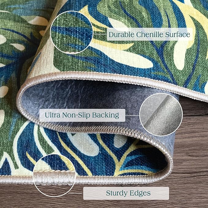 3x5 Botanical Entry Rug - Image 2