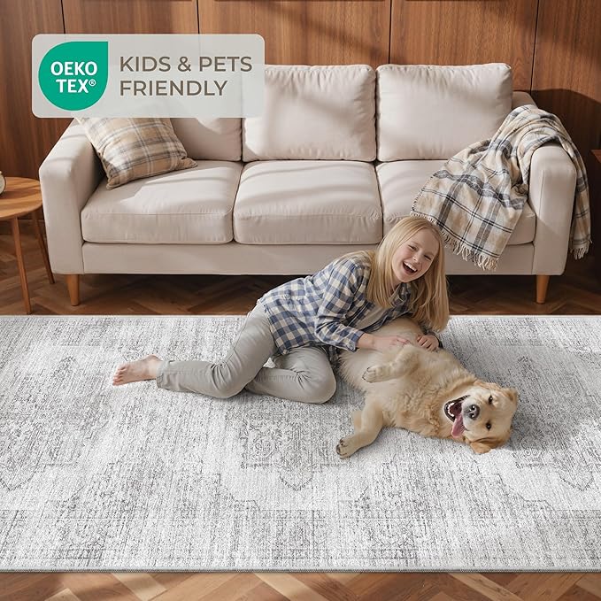 2x6 Runner Rug Non Slip for Entryway, Washable Runners for Kitchen, Soft Thin - Image 9