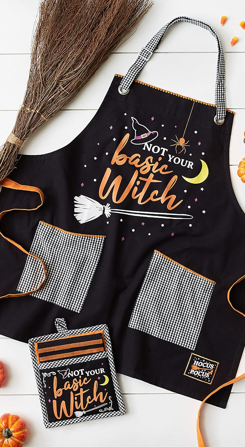DII Happy Halloween Collection, Halloween Apron, One Size