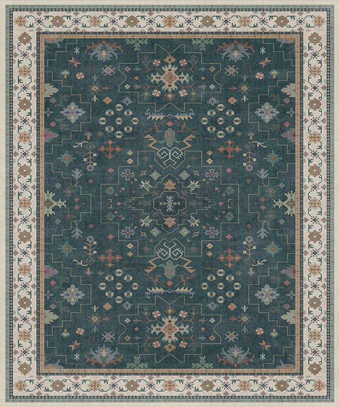 Hazo Haus Dark Green Oushak Living Room Rug 10x12 - Image 2