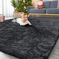 OLANLY 6x6 Area Rugs for Living Room Bedroom, Machine Washable Soft Fluffy by OLANLY