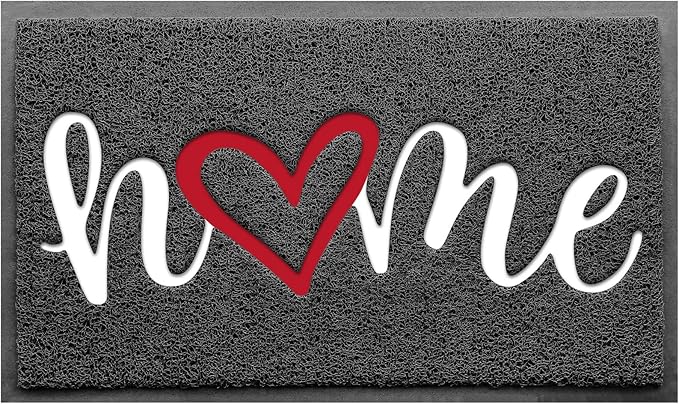 BeneathYourFeet Door Mat, Welcome Mat Low Profile Floor Mat Front Doormat by BeneathYourFeet