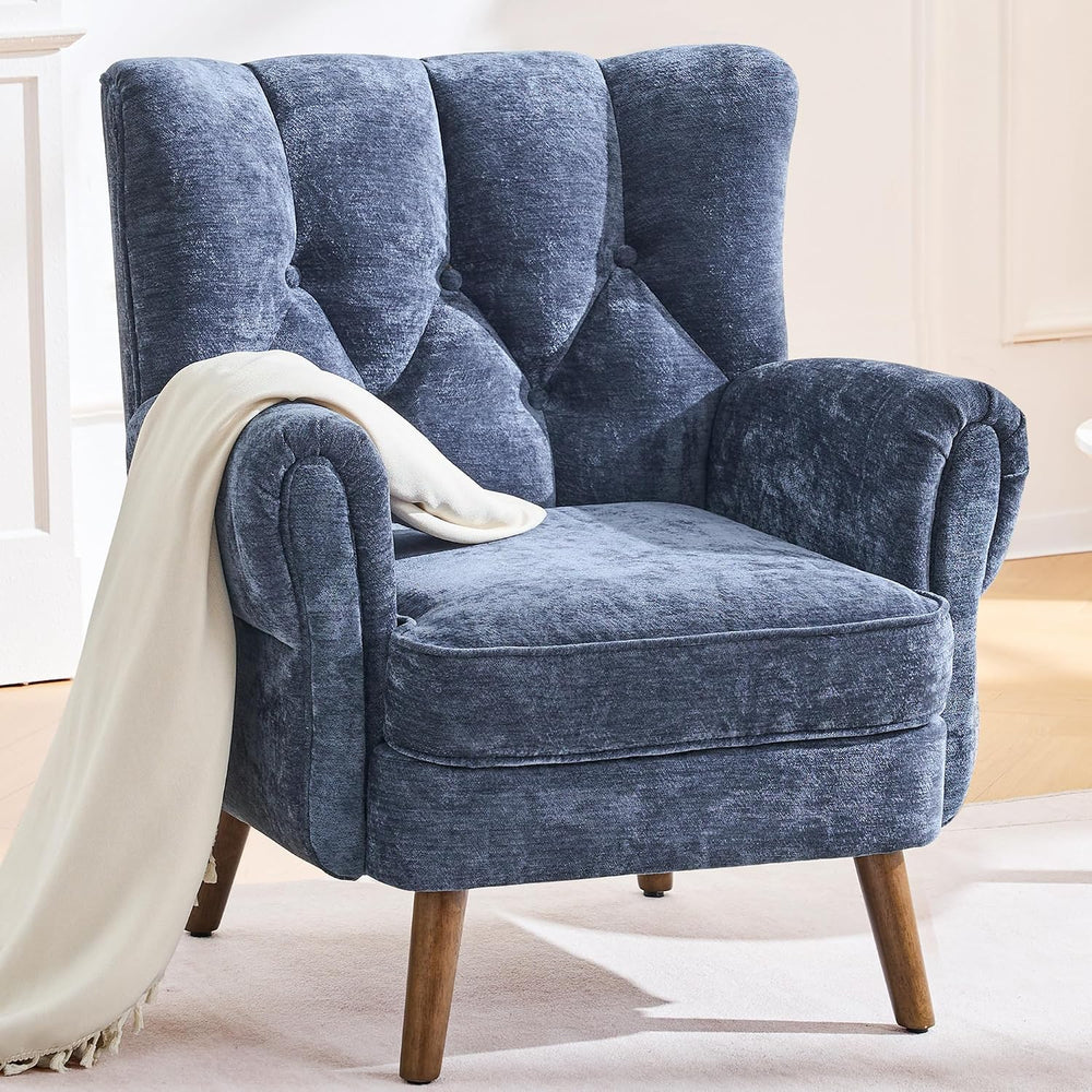 Wingback Accent Chairs for Living Room, Mid-Century Modern Living Room Chairs...