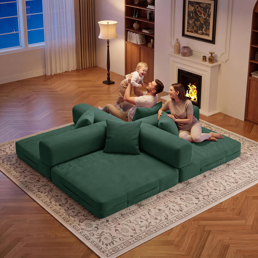 59.0 Inch Sofa Bed, 4-in-1Convertible Futon Sofas Bed Pull Out Sleeper Couch,...