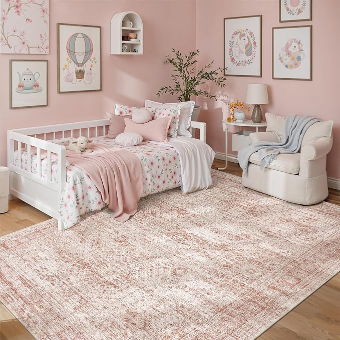 6x9 Area Rug for Living Room Washable Non-Slip Modern Rugs for Bedroom Dining - Image 3