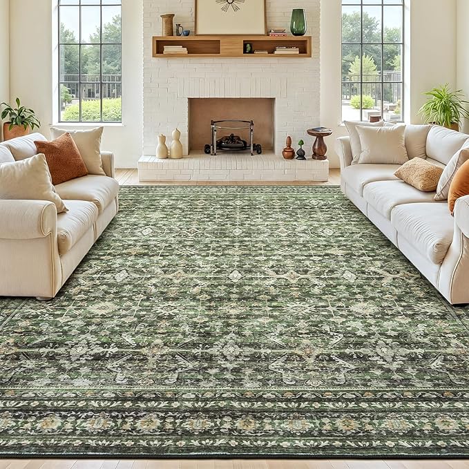 Lofus 10x14 Area Rug for Living Room, Soft Boho Carpets for Bedroom Dining Room by Lofus