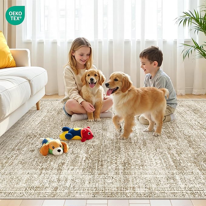 5x7 Area Rugs, Ultra-Thin Washable Rugs - Image 9