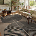 Lahome Enfys Modern Rainbow Easy Jute Carpet, 8x10 Living Room Rugs Indoor by Lahome