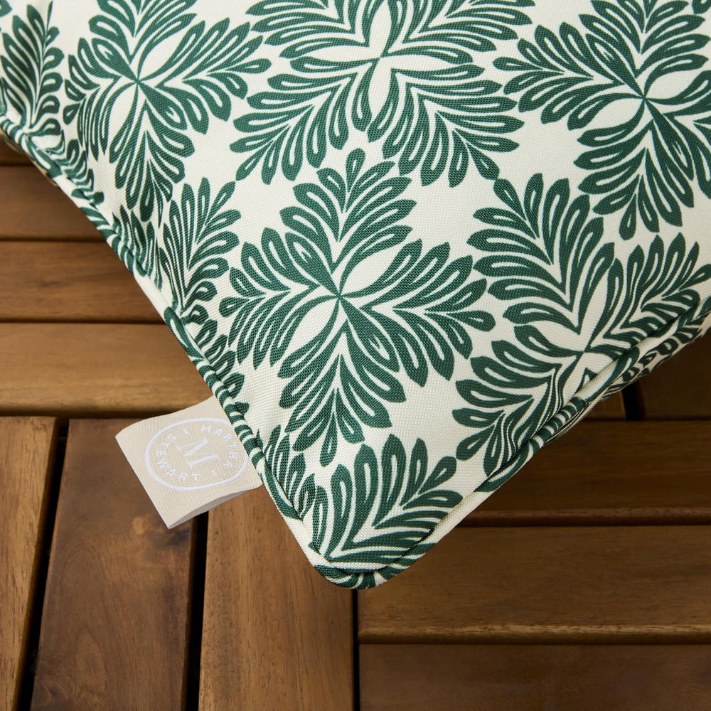 Martha Stewart Tulum Indoor Outdoor Decorative Pillow 2-Pack Set, UV Fade Res...