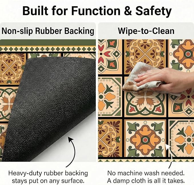 Boho Dish Drying Mat for Kitchen Counter - Image 3