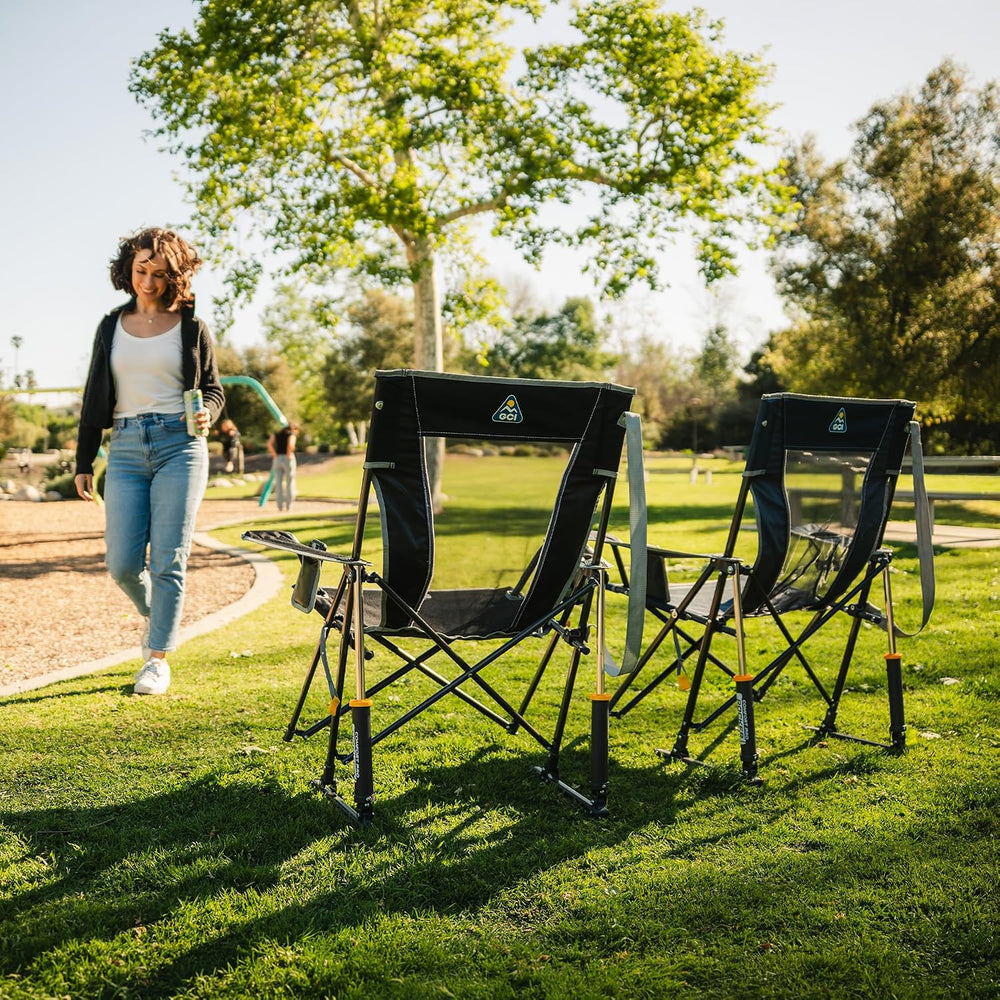 GCI Outdoor Comfort Pro Rocker Camping Chair - Indigo Blue