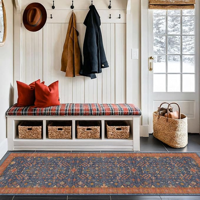Washable 8 ft Long Runner for Kitchen Floor - Image 6