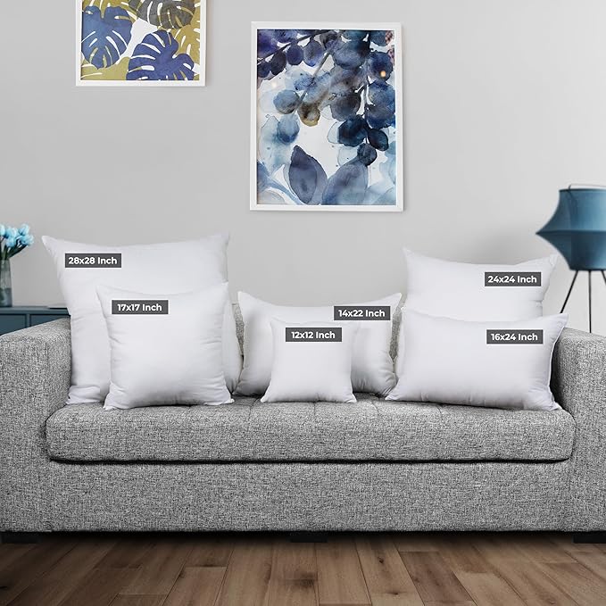 Utopia Bedding 28x28 Pillow Inserts, Sofa & Couch – Soft, Supportive & Fluffy - Image 6