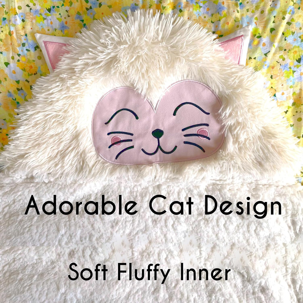 Evovee Cat Blanket for Adults Animal Sherpa Fleece Cat Lovers Gifts for Girls Women Men Kids Fluffy Decor Plush Throw