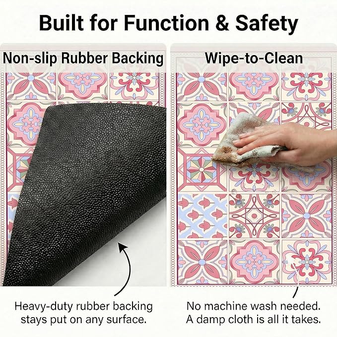 Boho Dish Drying Mat for Kitchen Counter - Image 3