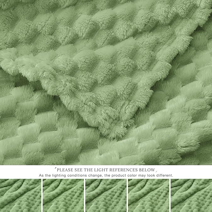 EXQ Home Fleece Throw Blanket for Couch or Bed - Image 6
