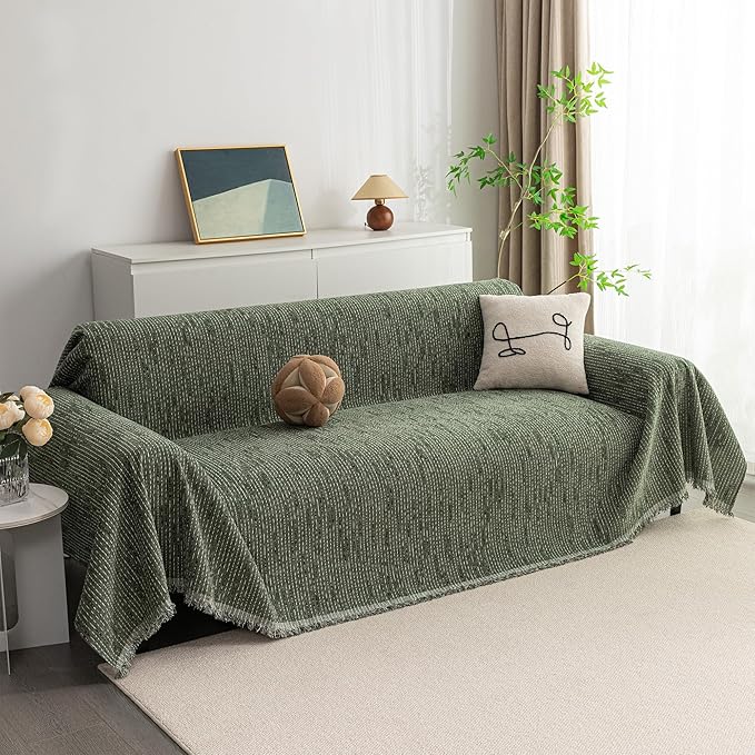 MYSKY HOME Couch Covers for 2 Cushion Couch Sectional Sofa, L Shape Sofa by MYSKYHOME
