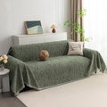 MYSKY HOME Boho Couch Cover Moss Green Sofa Covers by MYSKYHOME