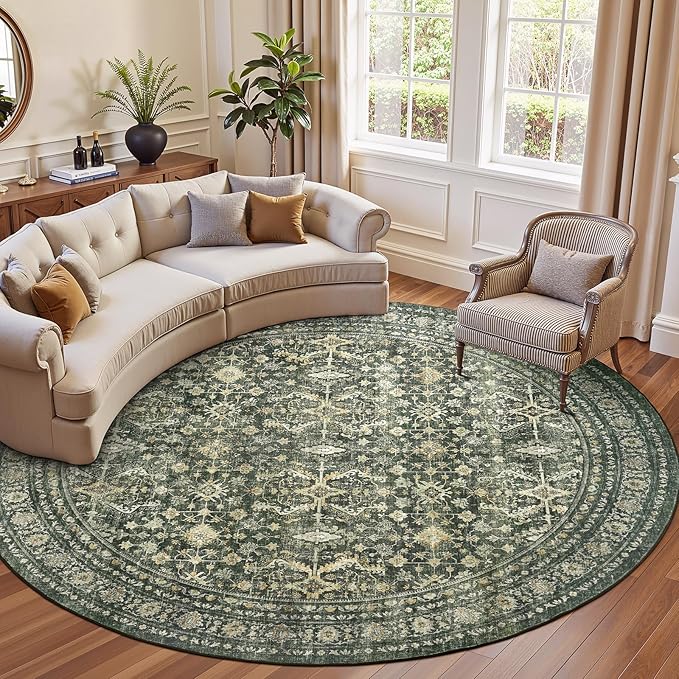 Lofus 6ft Area Rugs for Living Room, Soft Boho Carpets for Bedroom Dining Room by Lofus