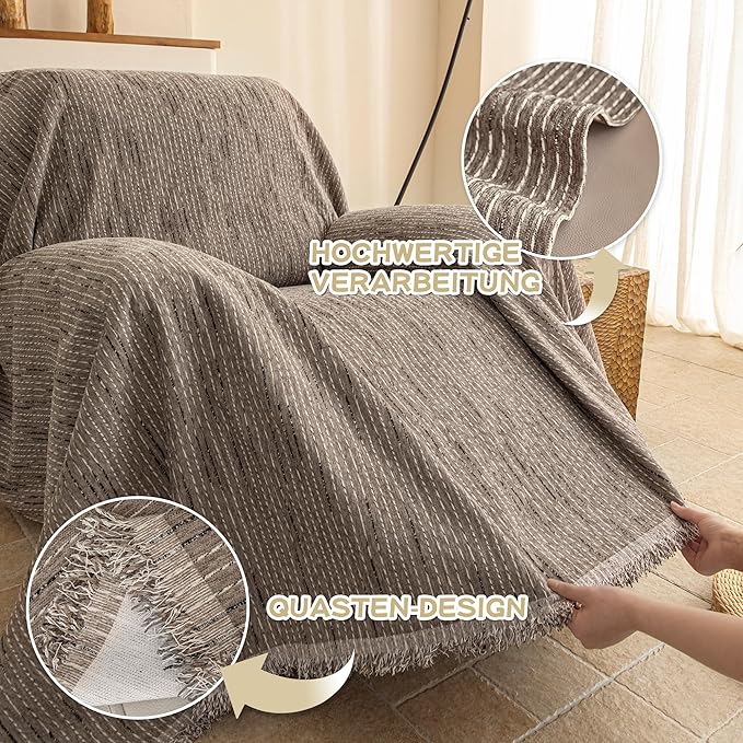 MYSKY HOME Oversized Armchair Couch Cover