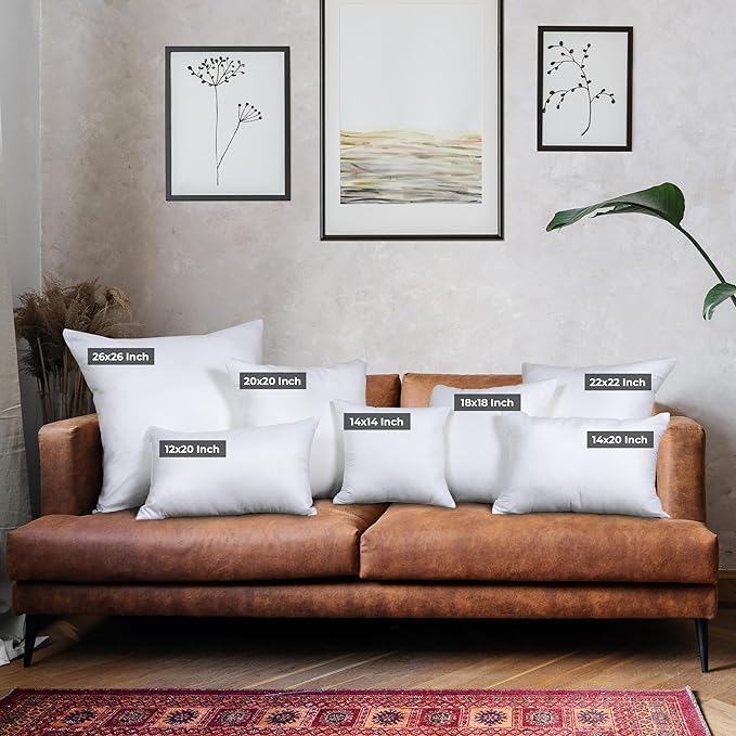 Utopia Bedding Throw Pillows – 22 x 22 Inches Down Alternative Pillows - Image 2