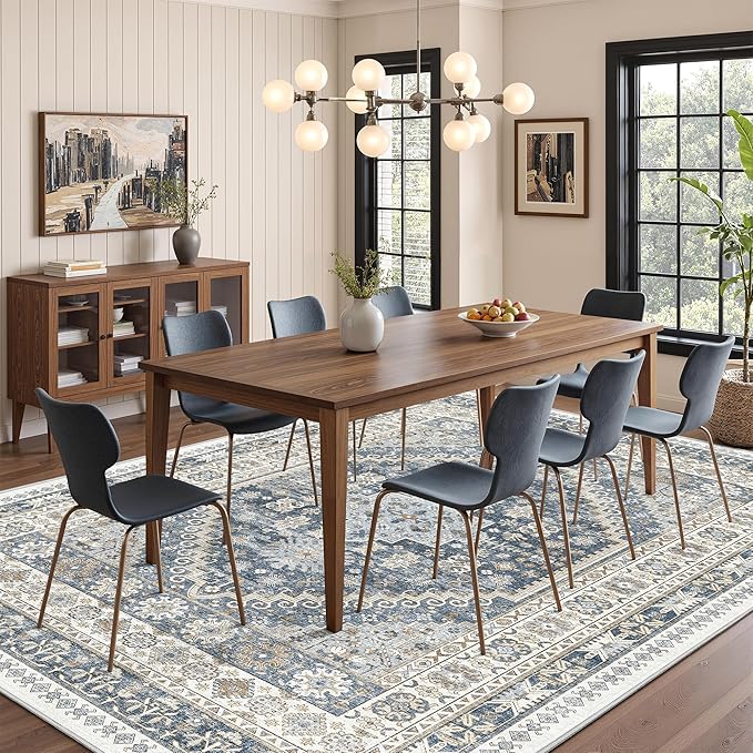 Washable Rugs 8x10 Area Rugs for Living Room, Non-Slip Backing Large Rug for - Image 3