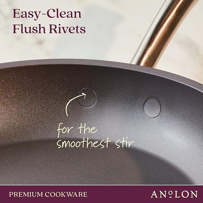 Anolon Accolade Forged Hard Anodized Nonstick Frying Pans/Skillet Set, 8 Inch - Image 6