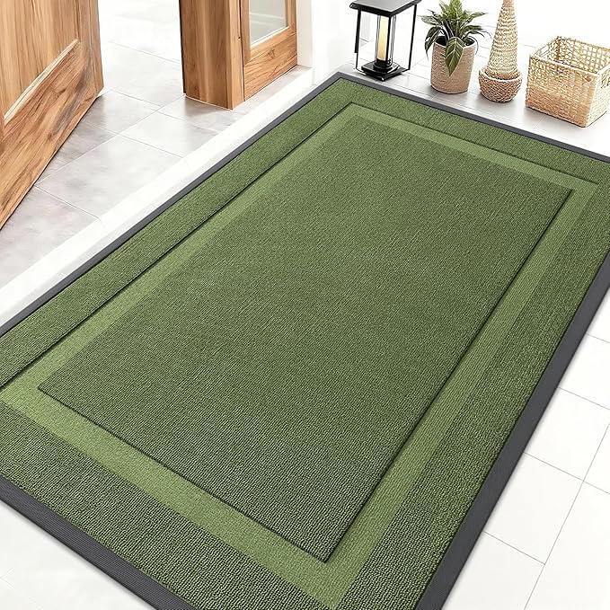 OLANLY Front Door Mat Indoor Outdoor Entrance, Waterproof All-Season, by OLANLY