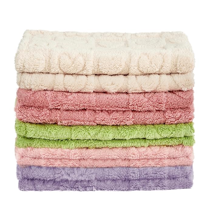 Yurhap Fleece Baby Blanket Heart Checkered Blanket, Ultra Soft Cozy Baby - Image 5