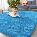 OLANLY Area Rugs for Living Room Bedroom, Machine Washable 4x5.9 ft Soft Fluffy by OLANLY