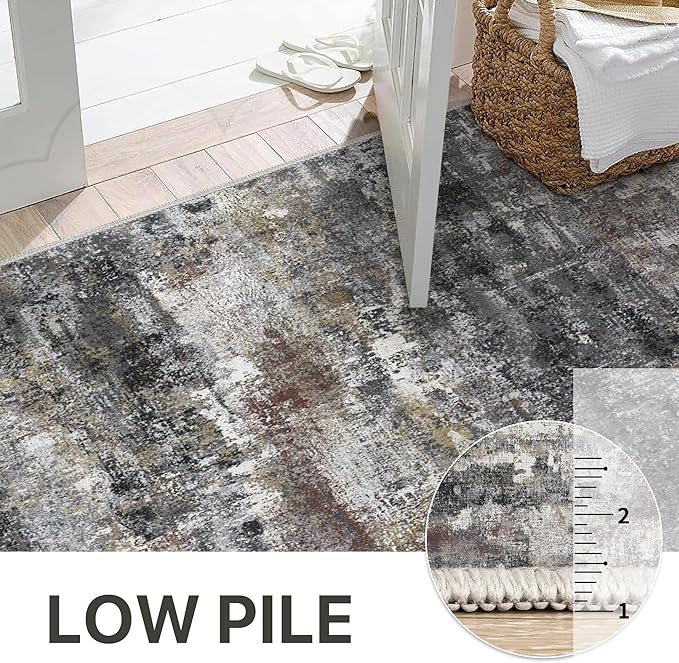 Runner Rug for Hallway Kitchen 2x10 Machine Washable Runners Rug for Entryway - Image 9