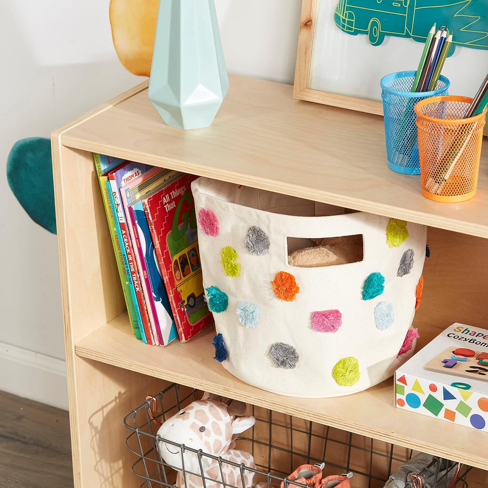 ECR4Kids Streamline 2-Shelf Single-Sided Storage Cabinet, 24in, Classroom Fur...