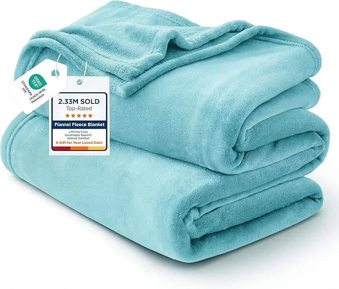 Bedsure GentleSoft Fleece King Size Blankets by BEDSURE