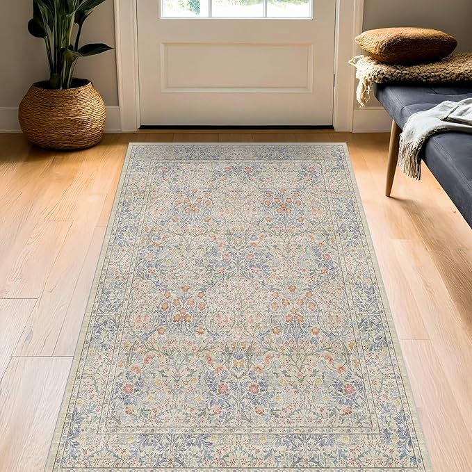 3x5 Washable Area Rug for Bedroom Beside Bed Mat, Large Kitchen, Entryway Rug - Image 8