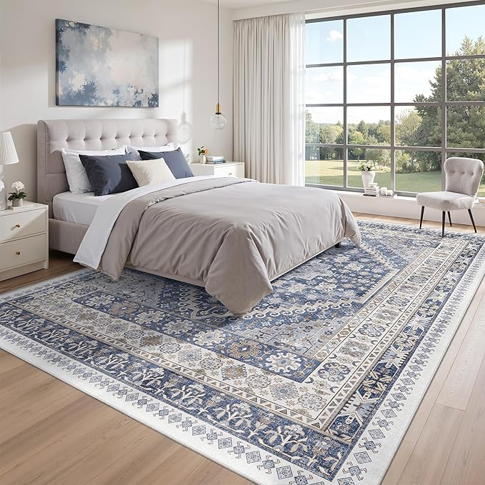 zesthome 8x10 Area Rugs for Living Room, Non-Slip Backing Washable Rugs - Image 9